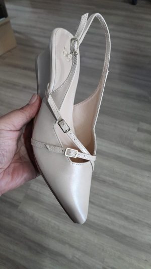SAPATO FEMENINO Slingback Anabela
